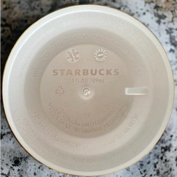 Starbucks Clear Reusable 24 oz Plastic Cup - Picture 2 of 3